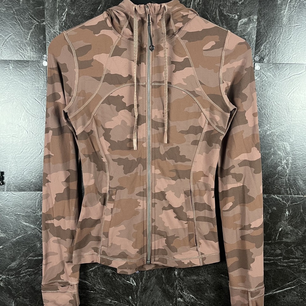 Lululemon Women's Brown Hooded Running Define Jacket Size 4